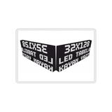 SANEC Led Tabela 32x128cm Çift Taraflı Beyaz Kayan Yazı-Wifi