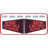 SANEC Led Tabela 32x192cm Çift Taraflı Kırmızı Kayan Yazı-Wifi
