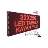 SANEC Led Tabela 32x256cm Çift Taraflı Kırmızı Kayan Yazı-Wifi