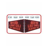 SANEC Led Tabela 48x160cm Çift Taraflı Kırmızı Kayan Yazı-Wifi