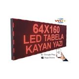 SANEC Led Tabela 64x160cm Çift Taraflı Kırmızı Kayan Yazı-Wifi