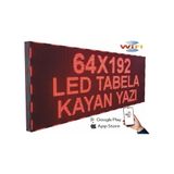 SANEC Led Tabela 64x192cm Çift Taraflı Kırmızı Kayan Yazı-Wifi