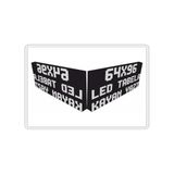 SANEC Led Tabela 64x96cm Çift Taraflı Beyaz Kayan Yazı-Wifi
