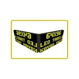 SANEC Led Tabela 64x96cm Çift Taraflı Sarı Kayan Yazı-Wifi