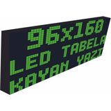 SANEC Led Tabela 96x160cm Tek Taraflı Yeşil Kayan Yazı-Wifi