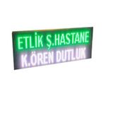 SANEC Otobüs, Kamyon, Minibüs vb. Güzergah Renkli P5 Led Tabela (Kasa Ölçüsü: 16x64 cm)