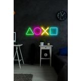 SANEC Play Station - Led Dekoratif Duvar Aydınlatması Neon Duvar Yazısı Sihirli Led Mesajlar