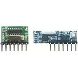 SANEC Rx480-E 4 Kanal Antenli 433Mhz Rf Alıcı Verici Learning Code Receiver Uyumlu