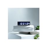 SANEC Saniyeli Dijital Led Duvar ve Masa Saati - Beyaz (Kasa Ölçüsü: 7x26 cm)