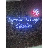 SANEC Tepeden Tırnağa Güzelim Güzellik Merkezi Kuaför Neon Led Tabela