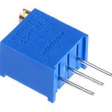 SANEC Trimpot (Trimmer Potansiyometre) 2MΩ, 25 Dönüşlü, Üstten Ayarlı, 1/2W, ±100ppm/°C, Pinli, 3296W Serisi
