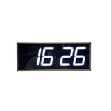 SANEC WiFi Senkronize Dijital LED Duvar ve Masa Saat Derece – Otomatik İnternet Saat Ayarlı, Beyaz LED, 15x37 cm
