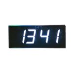 SANEC WiFi Senkronize Dijital LED Duvar ve Masa Saat Derece – Otomatik İnternet Saat Ayarlı, Beyaz LED, 16x40 cm