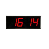 SANEC WiFi Senkronize Dijital LED Duvar ve Masa Saati – Otomatik İnternet Saat Ayarlı, Kırmızı LED, 16x40 cm
