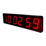 SANEC WiFi Senkronize Saniyeli Dijital LED Duvar ve Masa Saat Derece – Otomatik İnternet Saat Ayarlı, Kırmızı LED, 15x50 cm