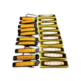 Sanel 10 Adet 6 Ledli Sarı Parmak Led 12v Lamba Basamak Aydınlatm