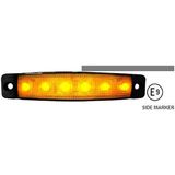 Sanel 24V 6led Sarı Ince Dizayn Basamak Aydınlatma Side Marker Yüzey Montaj