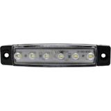 Sanel 6 LED 12 V Parmak Lamba Beyaz 10 Adet
