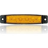 Sanel LED Etek Lambası Parmak Tip Turuncu - 12V - 001-Renkli