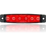 Sanel SBB24R6 Kırmızı 24V Üniversal Parmak 6 Led Basamak