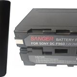 SANGER 7500 Mah Göstergeli Np-F970 Kamera Işık Bataryası
