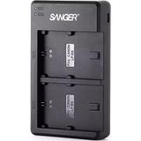 Sanger Canon Lp-e6 İkili USB Fotoğraf Makinesi Şarj Aleti
