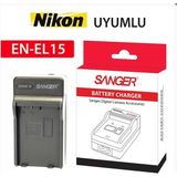Sanger,nikon D500,NİKON D610,NIKON D750 Ile Uyumlu Fotoğraf Makinesi Şarj Cihazı