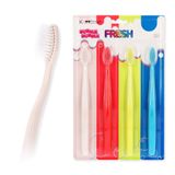SANGSI EMBOSSED TOOTHBRUSH kabartmalı kıl diş fırçası, yetişkinler için yumuşak diş fırçaları - hassas diş ve diş eti bakımı - mükemmel seyahat şartları - kabarcık kabarcık taze 4'lü paket