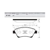 SANGSING SP1413 Fren Balatası Ön Megane II 02-05 Scenic 03- Grand Scenic II 04-