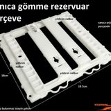 SANICA GÖMME REZERVUAR ÇERÇEVE KLOZET İÇ TAKIM ÇERÇEVESİ