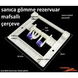 SANICA GÖMME REZERVUAR MAFSALLI ÇERÇEVE DÜZ UÇLU KOL SETİ İTİCİ