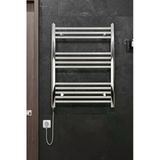 Sanica Pro 12 Borulu Krom Parlak Çelik Elektrikli Havlupan 500 X 700 Mm
