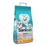 Sanicat 10 lt Duo White Vanilya Mandalin Kokulu Topaklanan Kedi Kumu