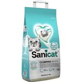 Sanicat 10 lt Koku Kontrollü Topaklaşan Beyaz Tanecikli Kedi Kumu