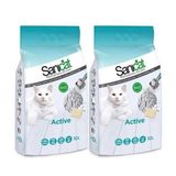 Sanicat Active Topaklaşan 2x10 lt Kedi Kumu