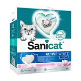 Sanicat Active White Lotus Flower 10 lt Bentonit Kedi Kumu