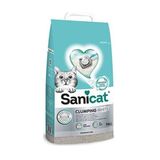 Sanicat Clumping White Cotton Fresh Oksijen Kontrollü Koku Emici Topaklanan 10 lt Kedi Kumu