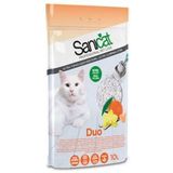 Sanicat Duo 10 lt Vanilya ve Mandalina Aromalı Ultra Topaklaşan Kedi Kumu