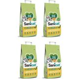 Sanicat Natura Activa Topaklanan Kokusuz 4x10 lt Kedi Kumu