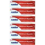 Sanino Beyazlatıcı Diş Macunu 75 ml Maksimum Beyazlık x 6 Güçlü Dişler İçin Etkili Formül