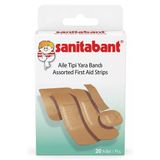 Sanitabant Aile Tipi Yara Bandı - Karışık 20'li