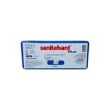 Sanitabant Metal Pedli Steril Mavi Yara Bandı 100'lü 19 mm x 72 mm Ölçülerinde Su Geçirmez