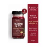 Saniye Sultan Doğal Ürünler Sanıye Sultan Kırmızı Pancar Suyu Shot – Zencefil & Limonlu | 60 ml × 7’li