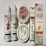 Sanjana 6 Lı Saç Bakım Seti, ,(Sprey Serm,bıttımlı ve Besleyici Maske,saç Parlatıcı,normal-Yağlı Saç Şamp)