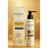 Sanjana Beauty Cilt Beyazlatıcı Krem,Glikolik Asitli Beyazlatıcı Krem,Tüm Cilt Tiplerine Uygun 125 ml