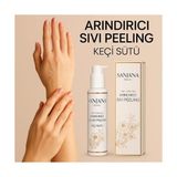 Sanjana Beauty Keçi Sütlü Arındırıcı Sıvı Peeling 125 ml – Tüm Cilt Tipleri Için – Siyah Nokta ve Ölü Deri Karşıtı Bakım - Option-1