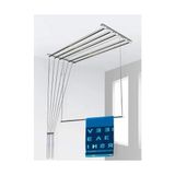 Sankur Gümüş Asansörlü Çamaşır Kurutma Askısı - Kurutmalık 3 Sıra 150 cm Boyunda