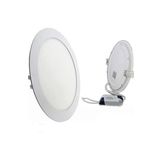 ŞANLED 18w tasarruflu led Yuvarlak Beyaz/Gün Işık Sıva Altı Slim Panel Tavan Aydınlatma Armatürü (BEYAZ-1 ADET)