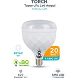 ŞANLED 20W Tasarruflu E27 Beyaz Renk Torch LED Ampul-1 Adet