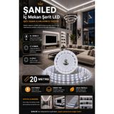 ŞANLED 3 ÇİPLİ İÇ MEKAN ŞERİT LED TÜM MEKANLAR-(TRAFOSUZ) 5,10,20,30,40,50,100M (BEYAZ, 20)